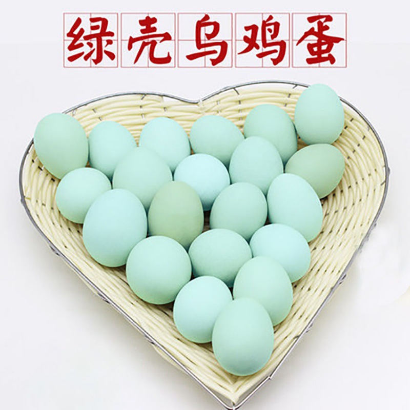 Wuji fresh Green shell egg Hillwood Backyard free range eggs Grass eggs Green shell egg wholesale Full container