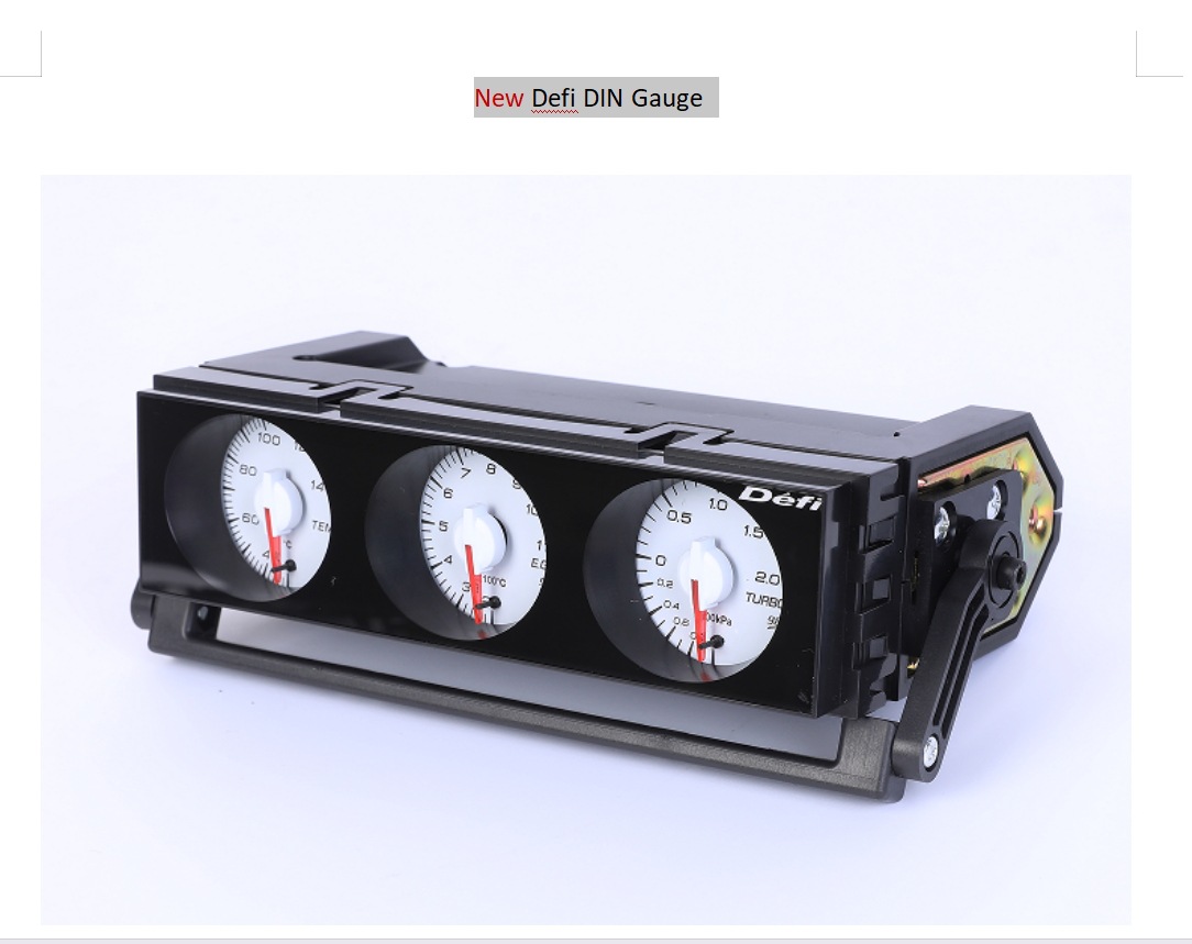 Defi Din Gauge Car Modification Instrument Water Temperature Oil Temperature Oil Pressure Turbine Pressure Exhaust Temperature Meter