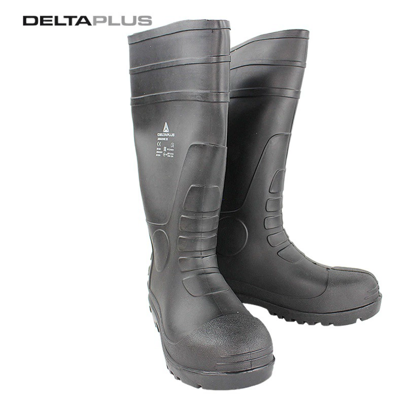 Delta 301407 Водонепроницаемые Нескользящие сапоги из ПВХ с высоким верхом, устойчивые к кислотам и щелочам, защита от ударов, защита от проколов, обувь для охраны труда, защитные сапоги