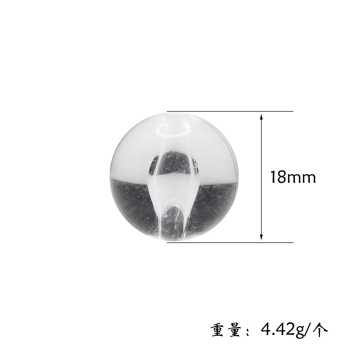 白水晶泡泡珠