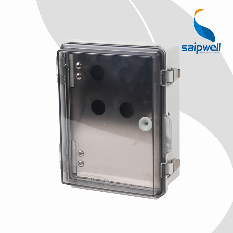 斯普威尔厂家供应160*210*100带搭扣防水配电箱 工业插座箱 电源