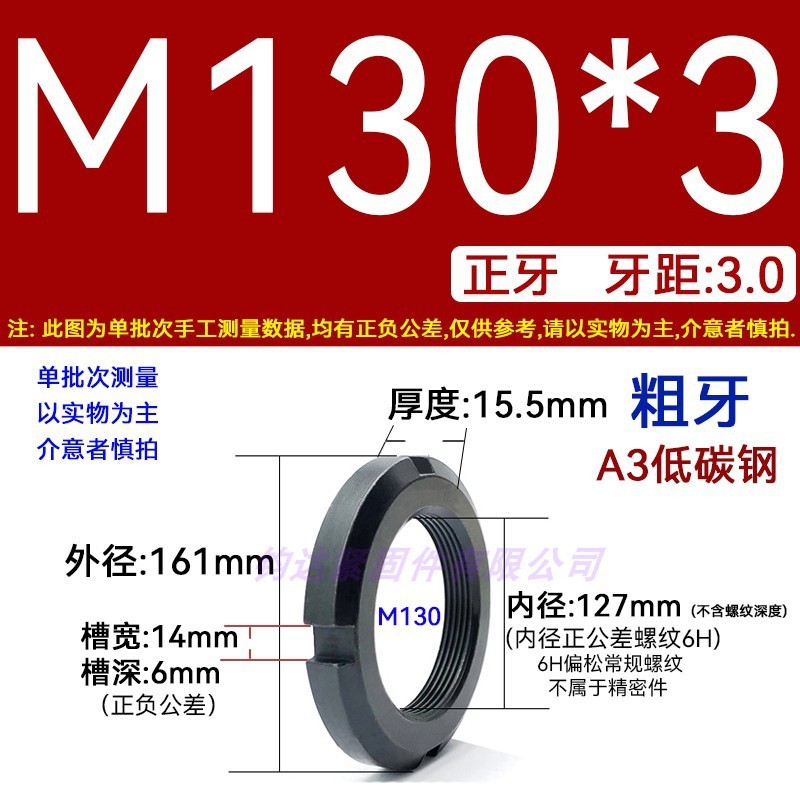国標丸ナット止め溝入れロックナット元型ロックメス太い歯の細い歯の反歯1.5四溝とキャップ812|undefined