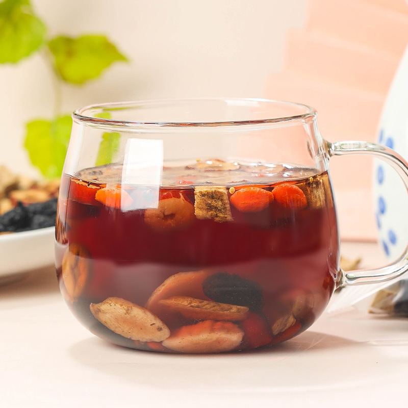 人参枸杞桑葚茶 整料组合茶 人参桑葚黑枸杞玛卡红枸杞红枣茶代发|undefined