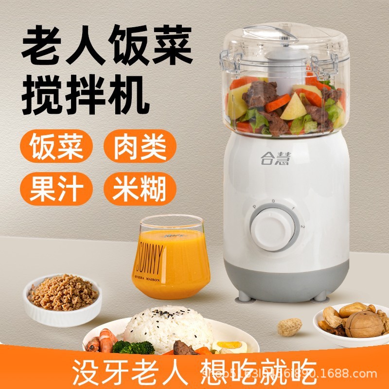 Specialized Liquid Food Processor for Elderly, Multifunctional Food Grinder for Crushing Meals and Preparing Supplementary Food