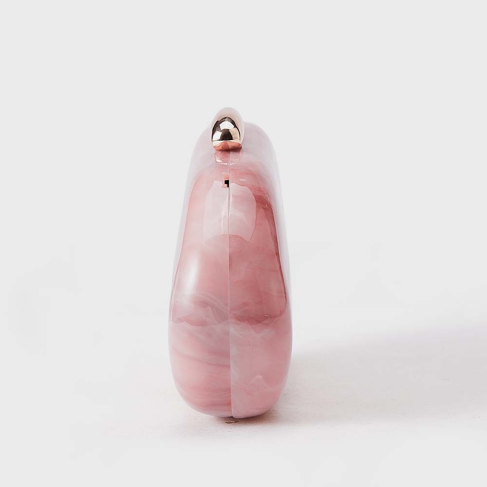 Borsa a tracolla leggera e lussuosa da donna in acrilico con conchiglia - Elegante pochette per feste serali, matrimoni e uso quotidiano. Borsa a tracolla alla moda in acrilico con conchiglia._voghion.com