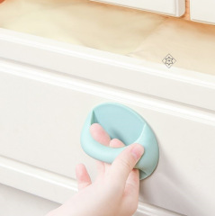 免打孔門把手窗戶抽屜粘貼式衣櫃拉手器陽台玻璃推拉木門把手輔助