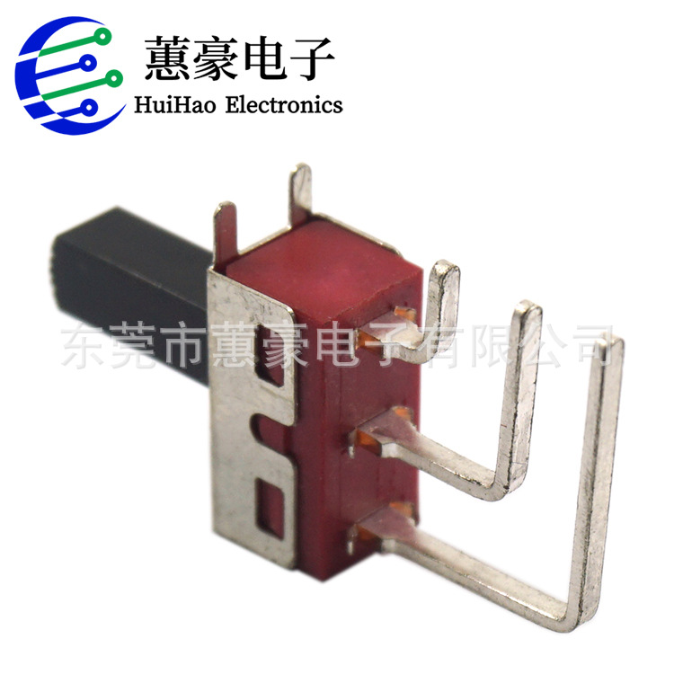 拨动开关 SS-12D28二档90度弯脚 三脚  电源滑动 切换开关
