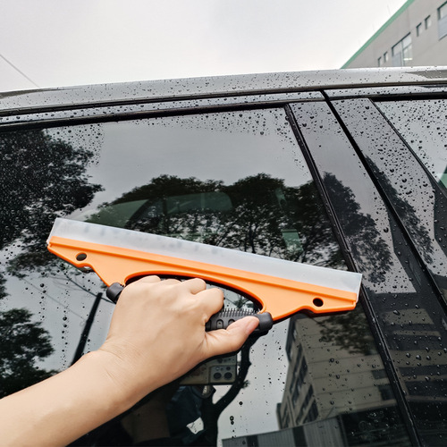 Silicone glass cleaning brush, car wash glass plastic soft wiper, window glass cleaning window wiper, window scraper