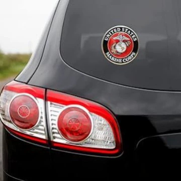Старший морпех США USMC, виниловая наклейка с орлом для автомобиля, грузовика