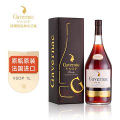 フランス ガバーナック VSOP ブランデー 1000ml 海外ワイン ギフトボックス 1L オリジナルボトル 輸入正規ワイン