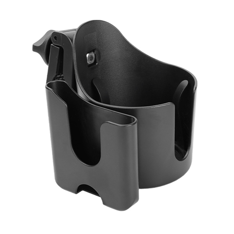 婴儿车杯架手机架推车杯托童车单车遛娃车轮椅圆扁杆通用夹子杯架