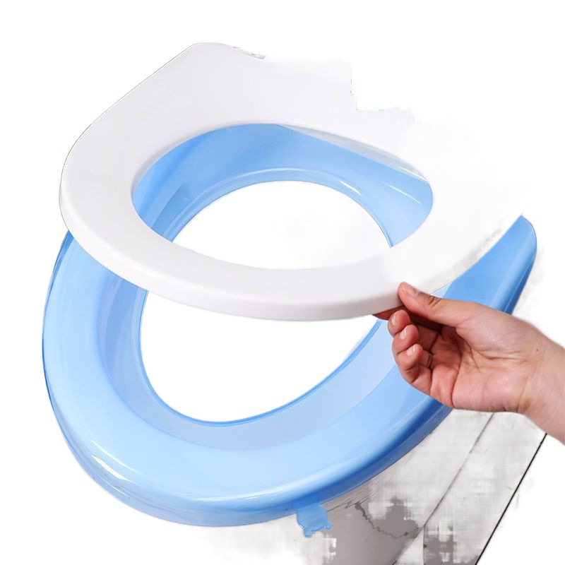 Cojín de inodoro, cubierta de inodoro universal para inodoro doméstico, impermeable, limpiable y lavable, cubierta de inodoro conveniente para cuatro estaciones
