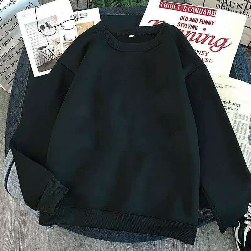 regular Crewneck Sweat Black