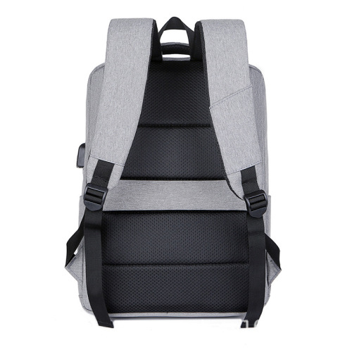 New Multilayer Business Laptop Bag with USB Charging Dual Shoulder Bag for Men Trendy Simple New School Bag