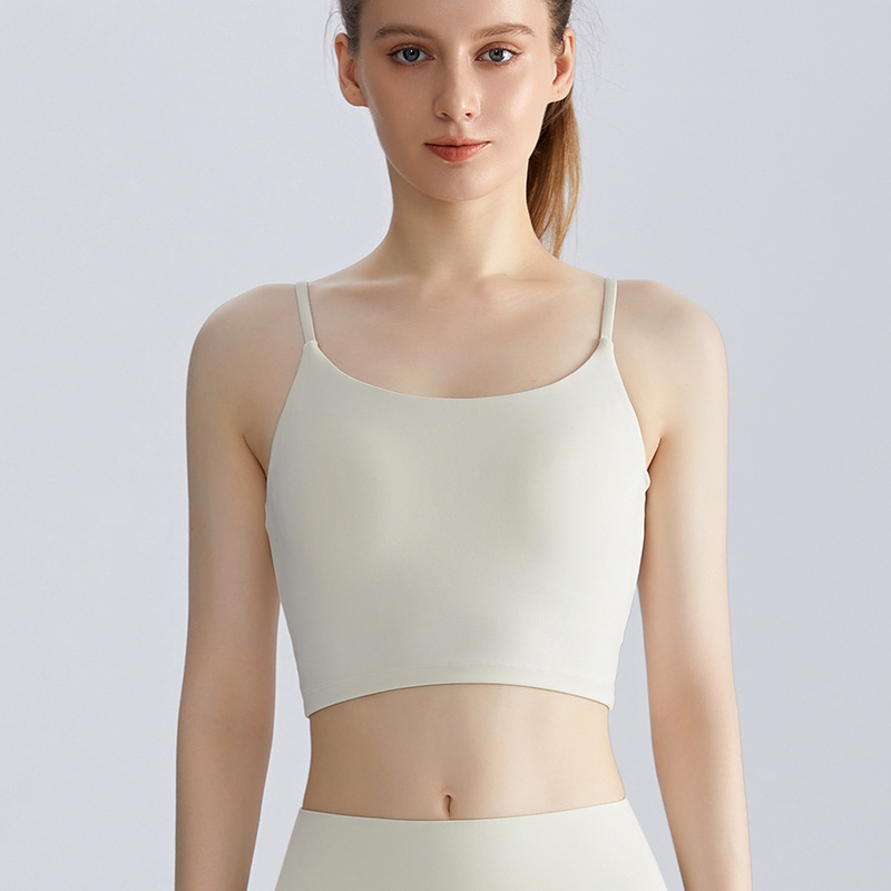 Wiman Leika chaleco deportivo con cinturón, ropa interior femenina, taza con cojín de pecho, antichoque, cinturón de hombro, ropa interior de yoga