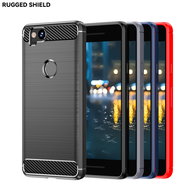 Suitable for Google Pixel 2 Mobile Phone Case, Google 2 XL Brushed Carbon Fiber Anti-Fall and Anti-Slip Mobile Phone Case Protective Cover Suitable for Google Pixel 2 Mobile Phone Case, Google 2 XL Brushed Carbon Fiber Anti-Fall and Anti-Slip Mobile Phone Case Protective Cover