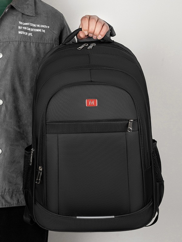 Mochila Mochila de viaje de negocios de ocio de alta gama para hombres, bolsa de viaje de gran capacidad, mochila escolar para estudiantes de secundaria, bolsa para computadora