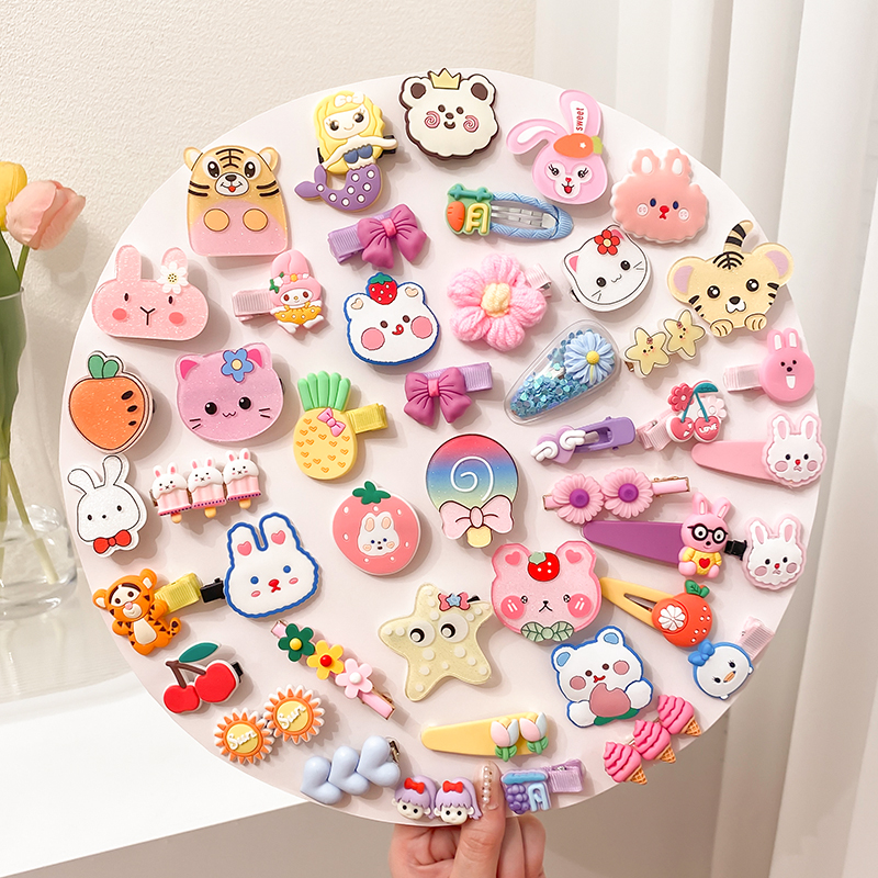 Clips de cabello para niñas, tocado para niñas, clips de cabello para niñas lindas y bonitas, clips para niñas, bebés súper lindos, Beiqin