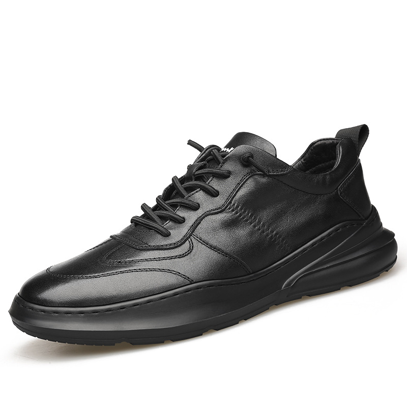 Men's White Sneakers 2022 Autumn New Low-Top Shoes Trendy White Casual Sports Shoes Wholesale Men's Leather Shoes