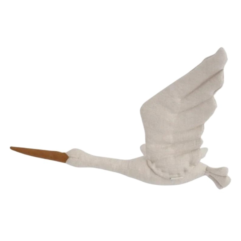 INS nuevo cisne blanco colgando Cisne muñeca Estilo nórdico decoración de la habitación de los niños gran ganso muñeca de algodón