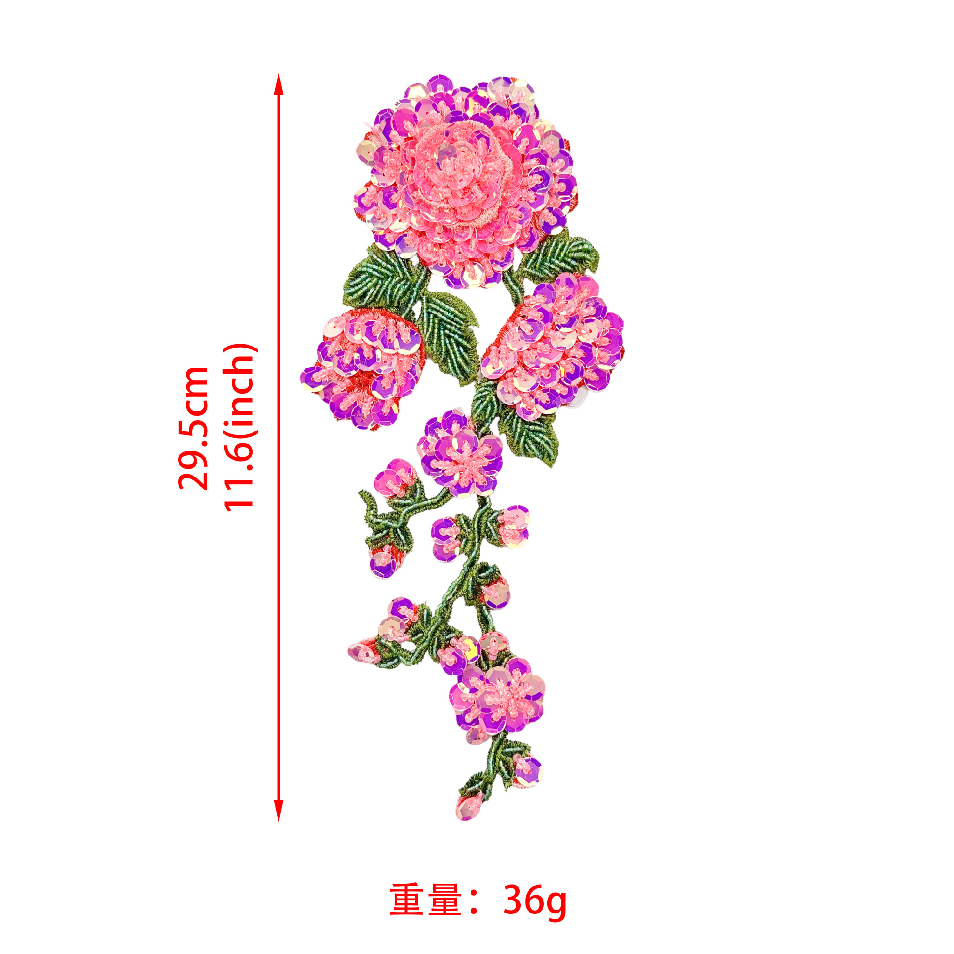 Color cuentas flores bordadas pegatinas de tela hechas a mano decoración de ropa vestidos sequillas pegatinas de tela flor tridimensional image 6