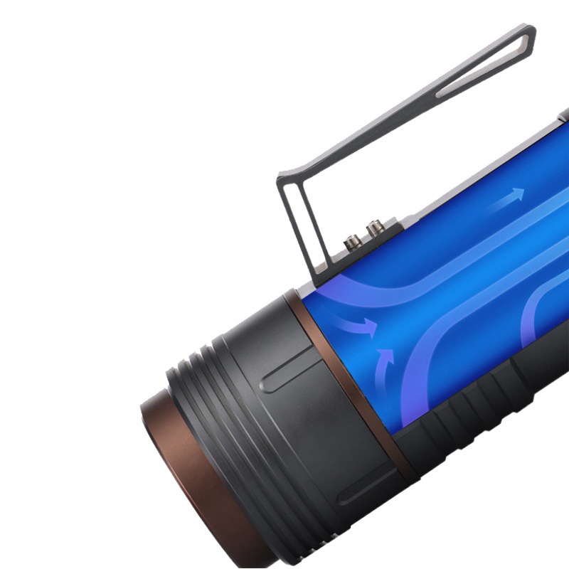 Fishing Lamp Night Fishing High Power Endurance Laser Laser Gun Induction Switch Quadruple Lens 3 Light Source Outdoor Fishing Lamp