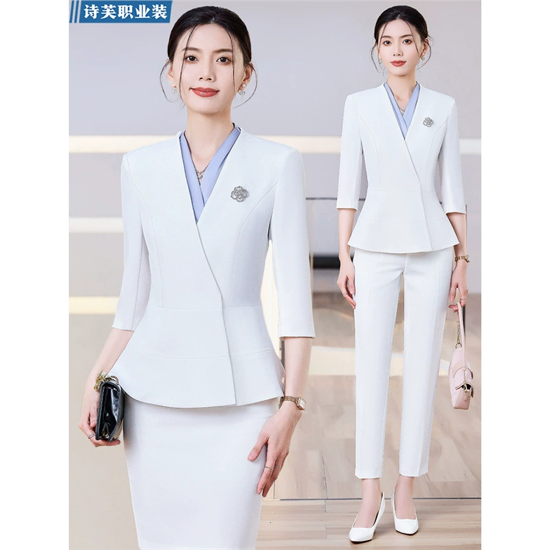 Бесплатная доставка костюм костюм женская весенняя и осенняя медицинская эстетика рабочая одежда