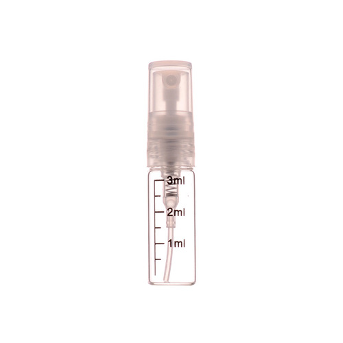 Manufacturer wholesale 2/3/5ml scale perfume bottle trial size small sample bottle portable perfume empty bottle spray test tube