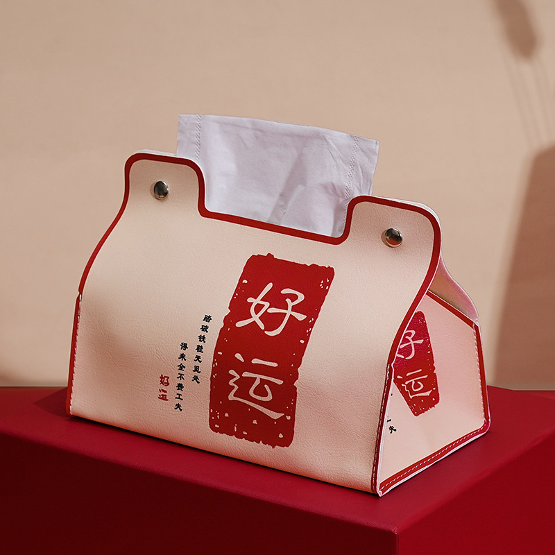 Alta apariencia nacional moda hogar impermeable rica caja de pañuelos dormitorio coche sala de estar universal de almacenamiento multifuncional caja de pañuelos