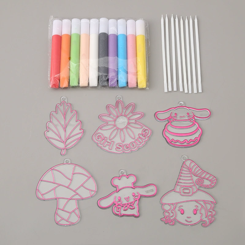 Шаблон для рисования без запекания с фиолетовыми краями, сделай сам, детская образовательная игрушка для практического обучения, принадлежности для рисования