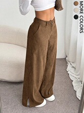 T 20737 Corduroy Split Hem Pants ��о�޿��泤�� �羳ŷ��