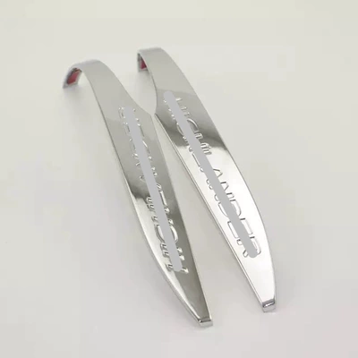 Şüşə kənarı xromları/moldingləri: Frames, Mirror Eyebrows, and Window Trims - electroplating-reverse-mirror-anti-scratch-striplogo-silver-2m