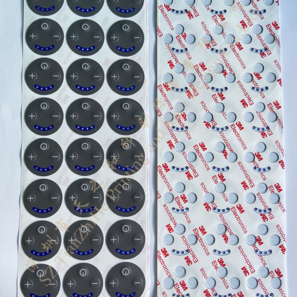 【天之和】印刷标牌PVC凸包鼓包 透明窗PC面贴贴纸 交换机 背胶