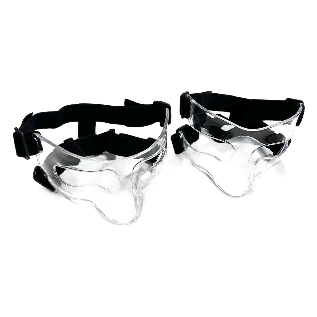 Máscara de baloncesto protección facial y nasal baloncesto transparente Equipo de Protección deportiva fútbol CBA máscara deportiva máscara anticolisión