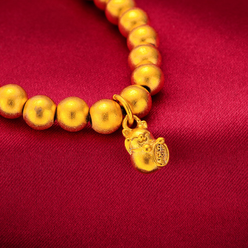 Unisex Jewelry Fashion Bracelet Lucky Cat Pendant Ancient Method Inheritance Two Shihuan Transfer Bead Bracelet_voghion.com