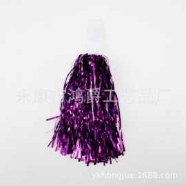 塑料扁手柄啦啦操花球 拉拉队手花 彩球 舞蹈加油道具 印LOGO