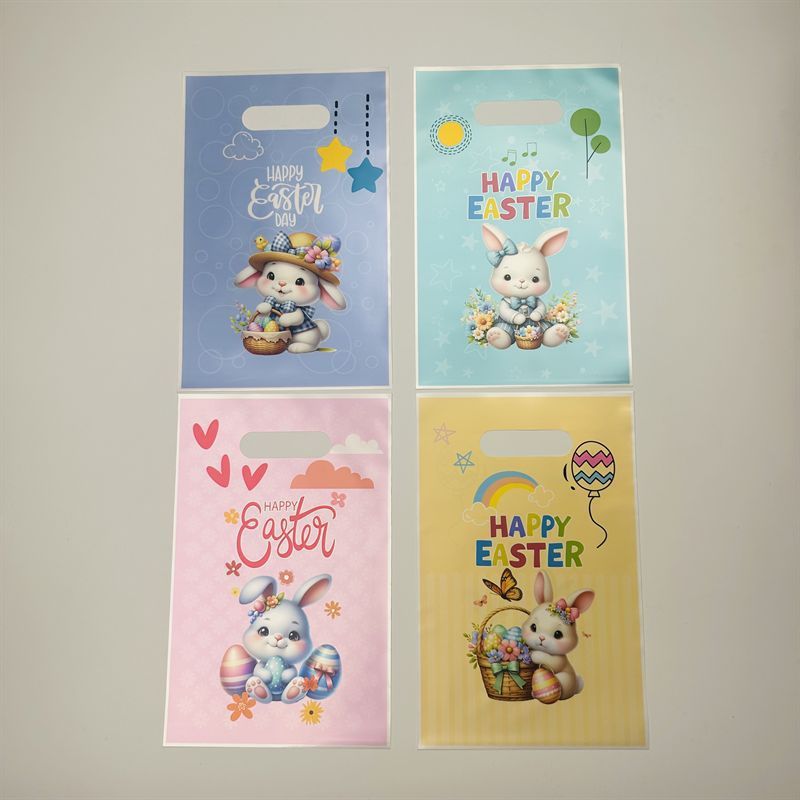 新しいイースター手提げギフトバッグ誕生日パーティーギフトバッグ子供キャンディー漫画ギフトバッグ|undefined
