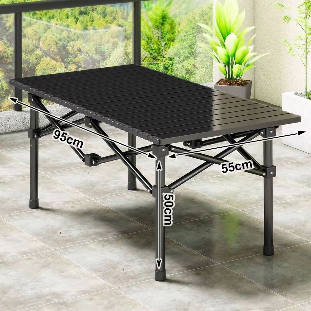 Customized Outdoor Folding Table for Camping, Picnic, Egg Roll Table, Fishing Barbecue Table, Self-Driving Portable Folding Table