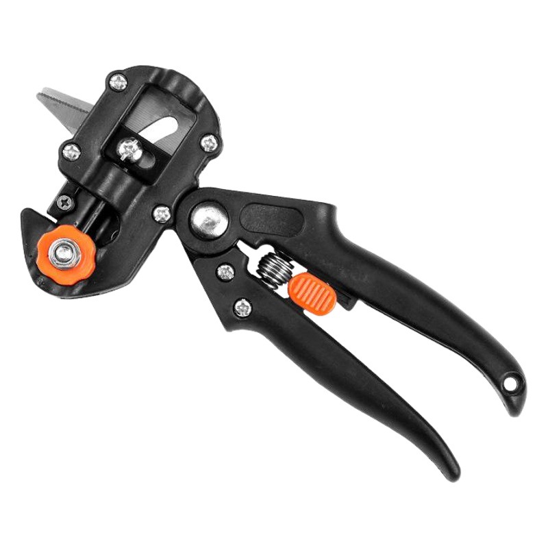 Máquina de injerto de árboles frutales Dispositivo de injerto cuchillo de injerto de plántulas tijeras de injerto de jardín cuchillo de la hoja de injerto de la rama de múltiples funciones