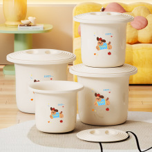 厂家直销卡通带盖家用痰盂儿童成人卧室老人小便桶尿壶尿盆小水桶