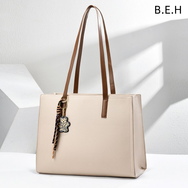 Bolso Tote para Computadora para Mujer de PU de Gran Capacidad para Uso Diario image 3