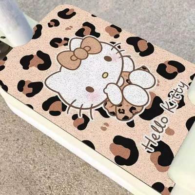 Cartoon Cute Electric Car Foot Mats, Universal Anti-Slip, Wear-Resistant, Dust-Removing Foot Mats, Battery Car Mud Scraper Wire Ring Floor Mats