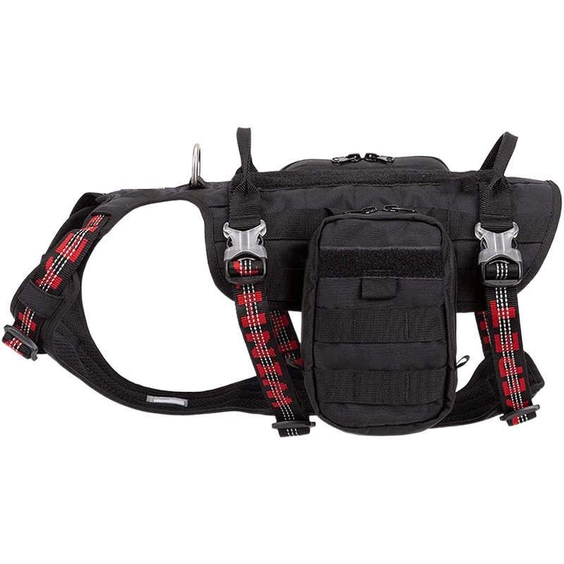 Рюкзак для средних и больших собак, уличная переносная сумка, поводок для собак, нагрудный жилет, Тактический Костюм