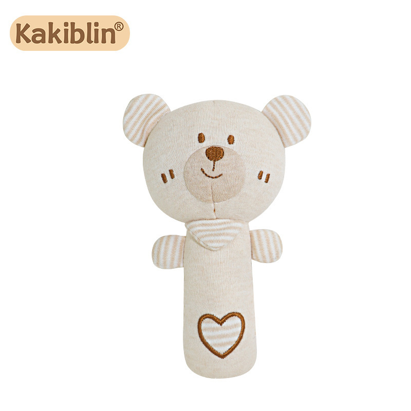 Kakiblin bebé sonajero traje bebé puede morder algodón orgánico recién nacido Luna Llena regalo calmante juguete