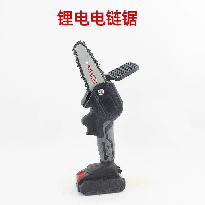 Трансграничная портативная электрическая обрезная пила перезаряжаемая электрическая пила маленькая литиевая электрическая ручная пила садовая лесозаготовительная мини-Электрическая цепная пила