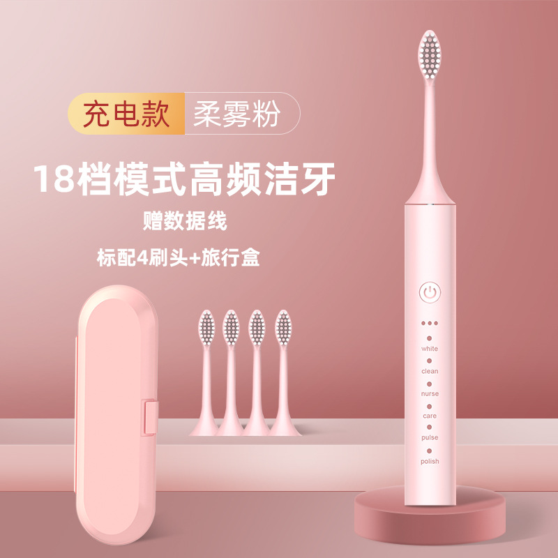 X5 소프트 미스트 파우더 [브러쉬 헤드 4개 + 여행용 박스]