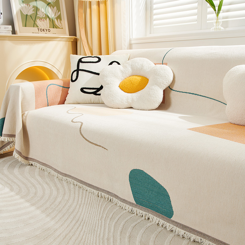 Nordic anti-rasguño gato sofá toalla cubierta sofá cubierta completa tela antideslizante cubierta estera Four Seasons universal Manta