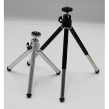 迷你桌面小支架投影仪望远镜金属三角架微单手机三脚架