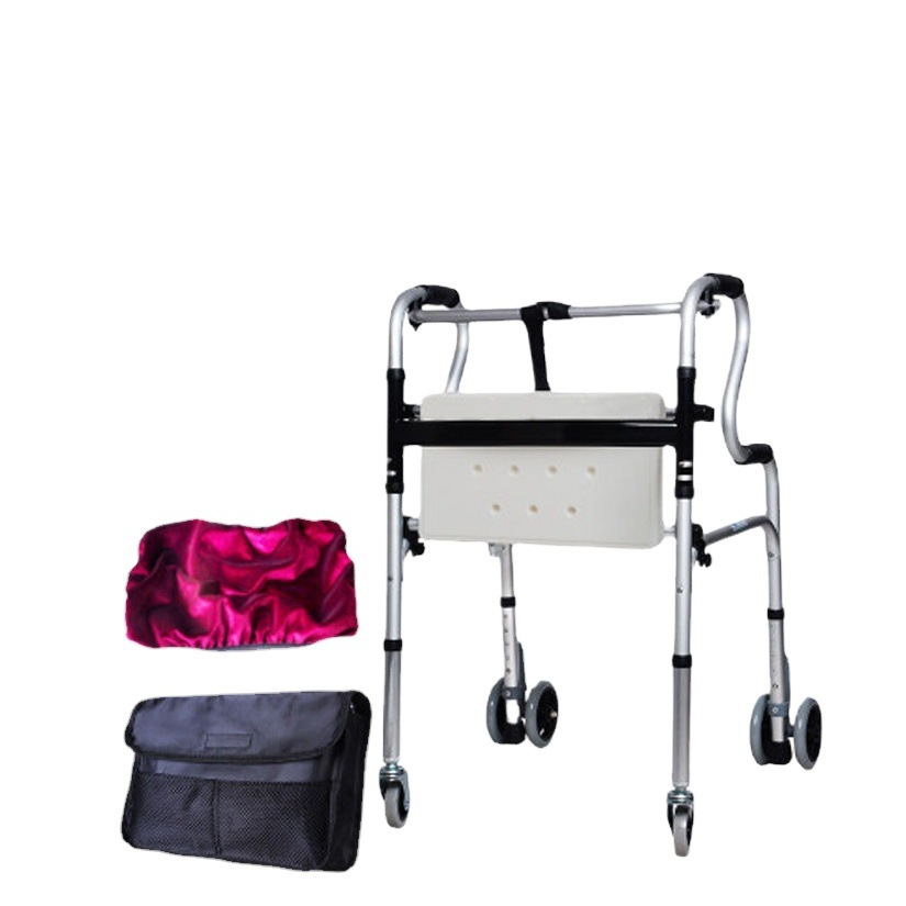 La ayuda que camina de Jishide para los ancianos que caminan ayuda que camina de la aleación de aluminio para las muletas cuadrúpedas discapacitadas que caminan ayuda para los ancianos que caminan ayuda