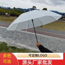 透明雨伞大量批发磨砂白色一次性雨伞简约直杆自动可印LOGO广告伞